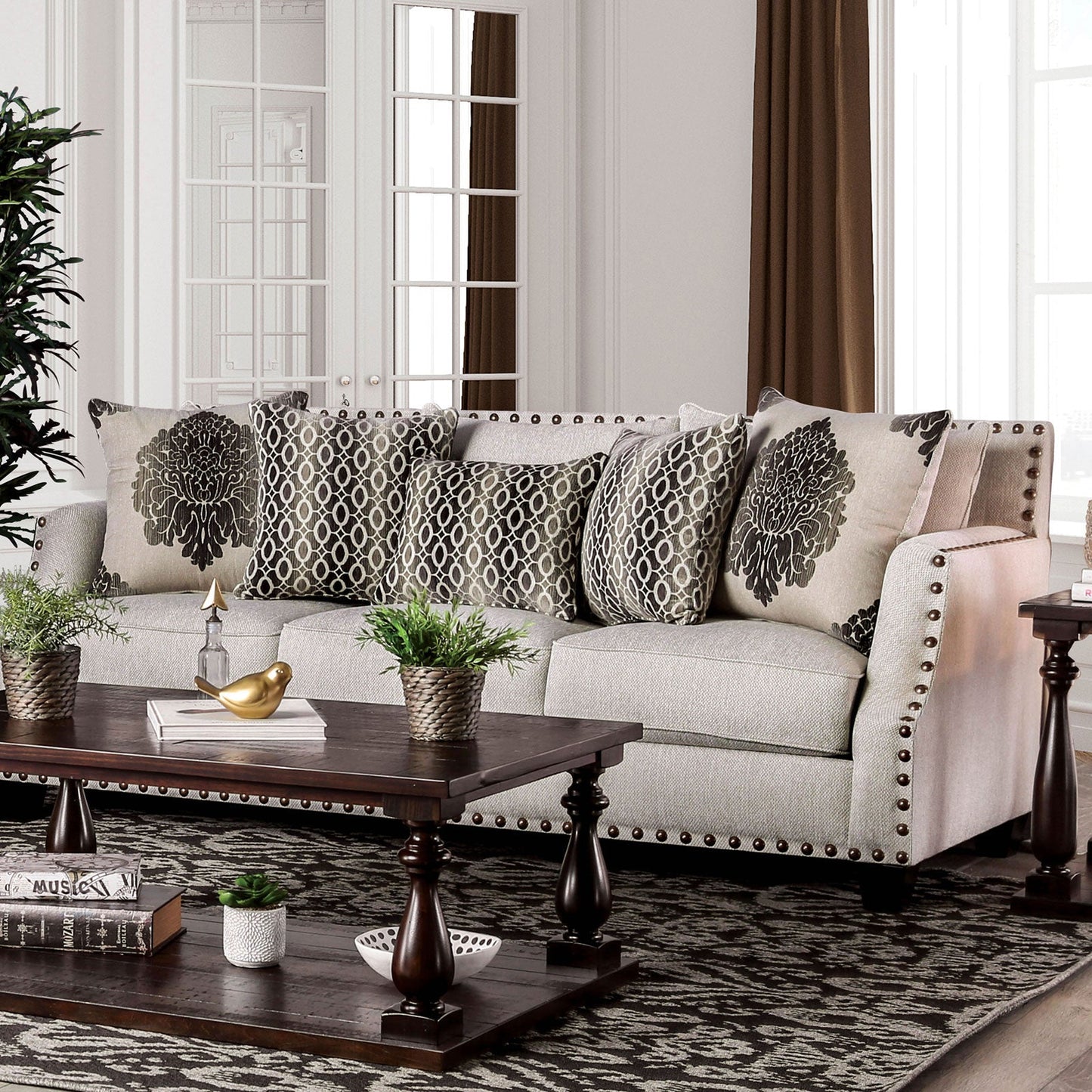 Cornelia Beige Sofa - ATL FURNITURE