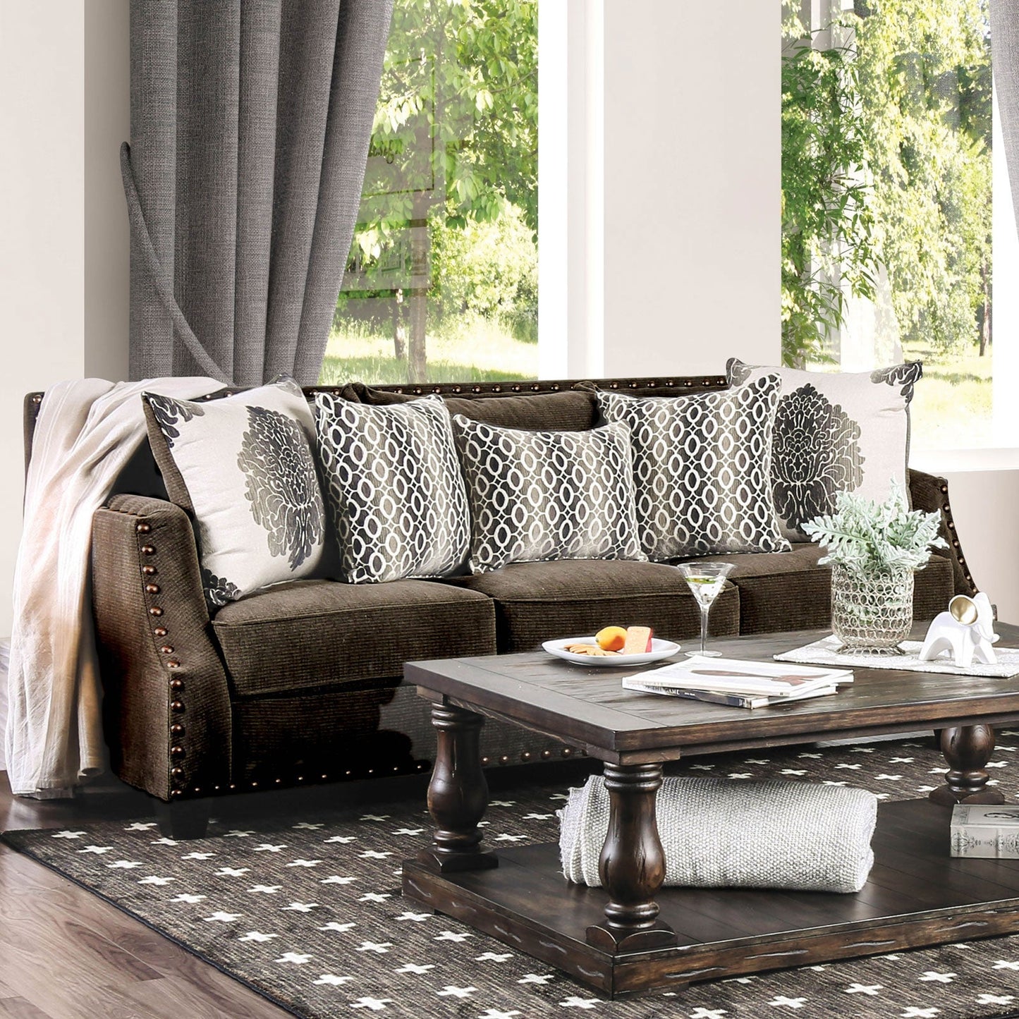 Cornelia Light Brown Sofa - ATL FURNITURE