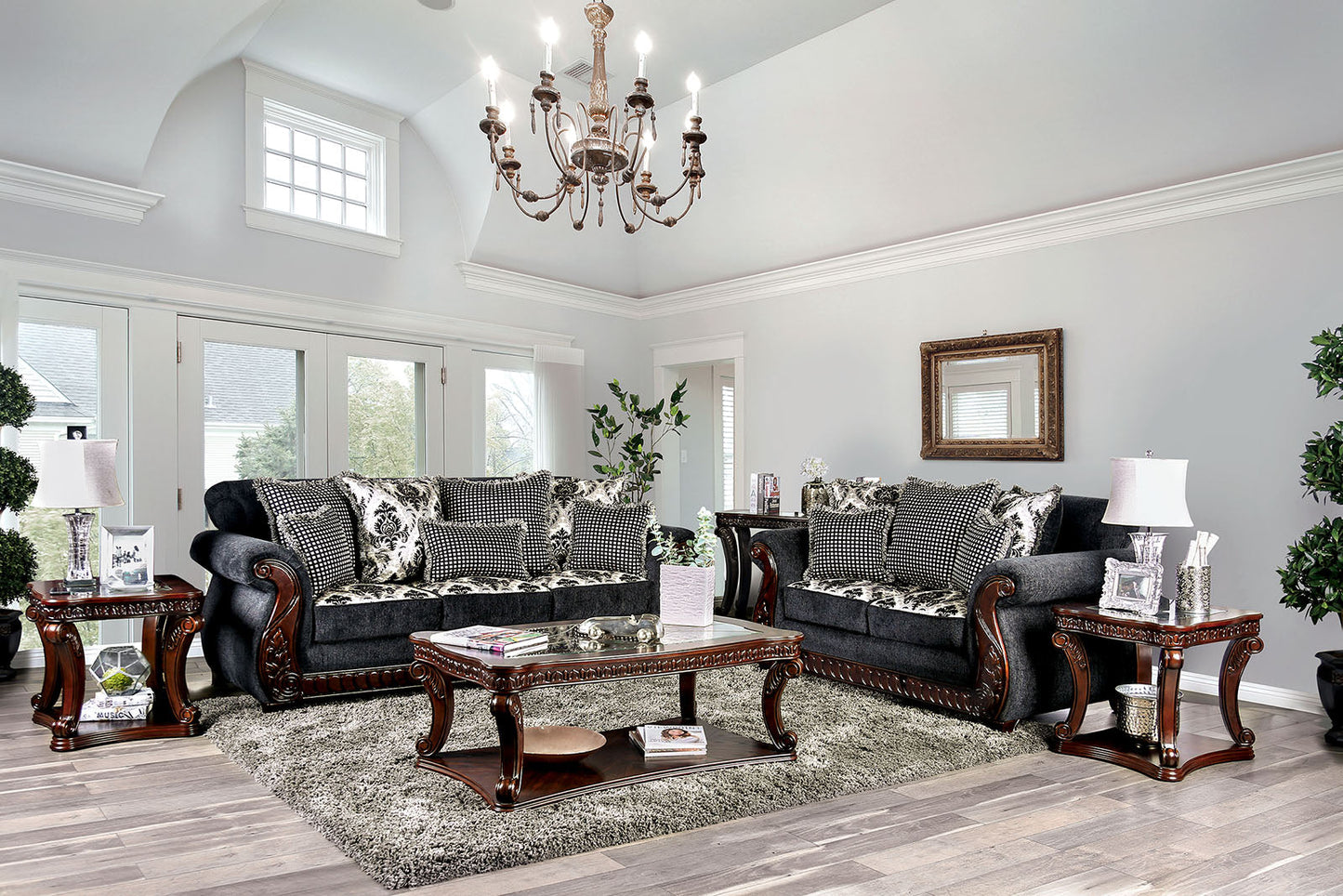 Whitland Gray Sofa + Love Seat - ATL FURNITURE
