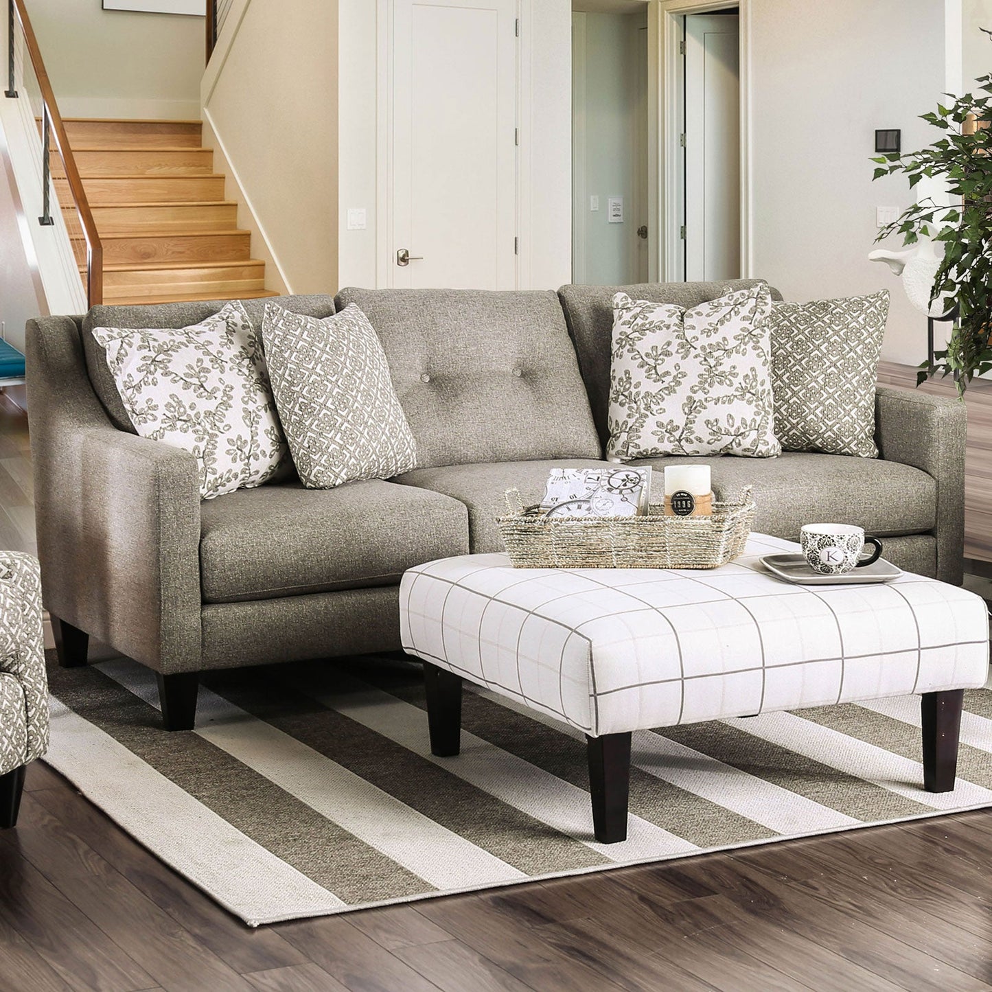 Dorset Light Gray Sofa - ATL FURNITURE