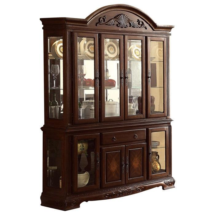 Homelegance - Norwich Buffet & Hutch In Dark Cherry - 5055-50* - ATL FURNITURE