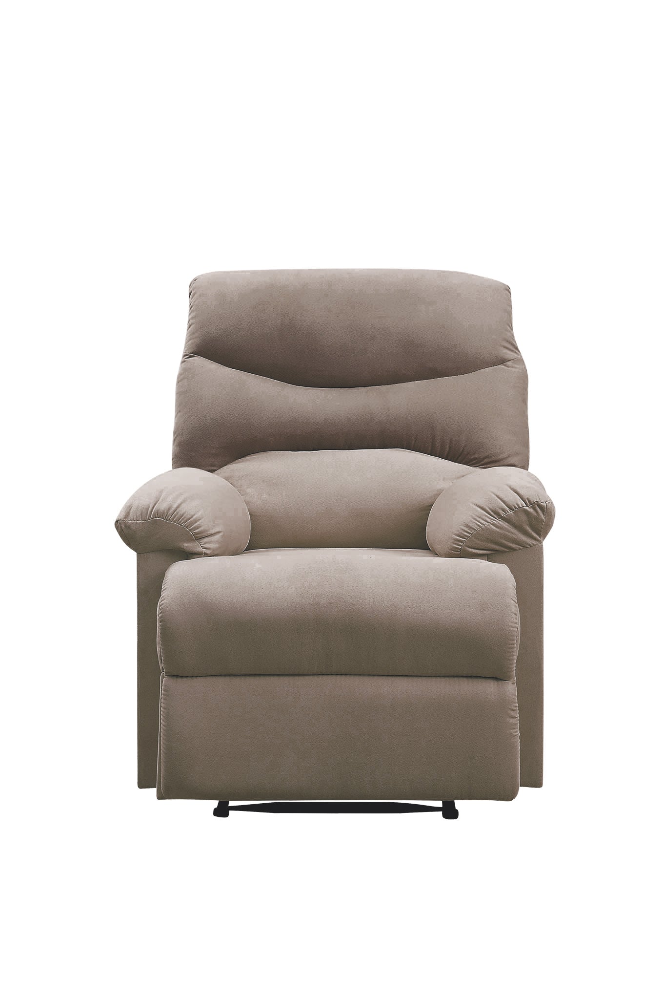 Arcadia Light Brown Woven Fabric Recliner (Motion) - ATL FURNITURE