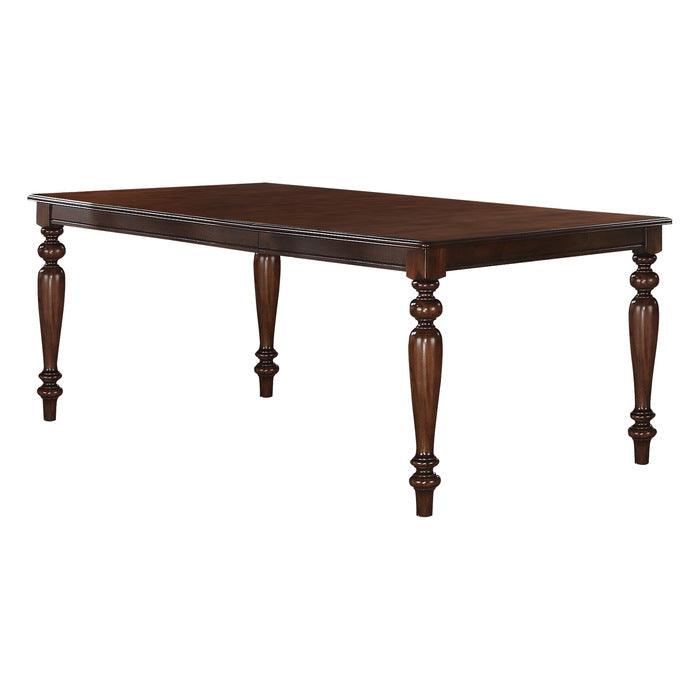 Homelegance - Creswell Dining Table In Dark Cherry - 5056-78 - ATL FURNITURE