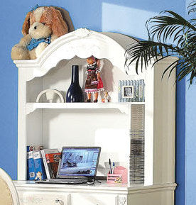 Acme Flora Desk Hutch in White 01688 - ATL FURNITURE