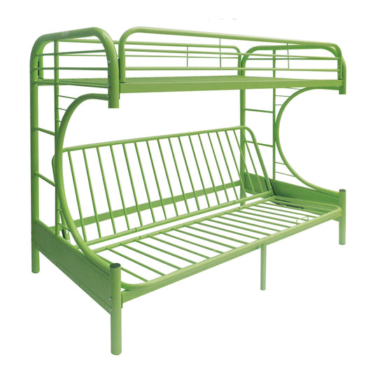 Eclipse Green Bunk Bed (Twin/Full/Futon) - ATL FURNITURE