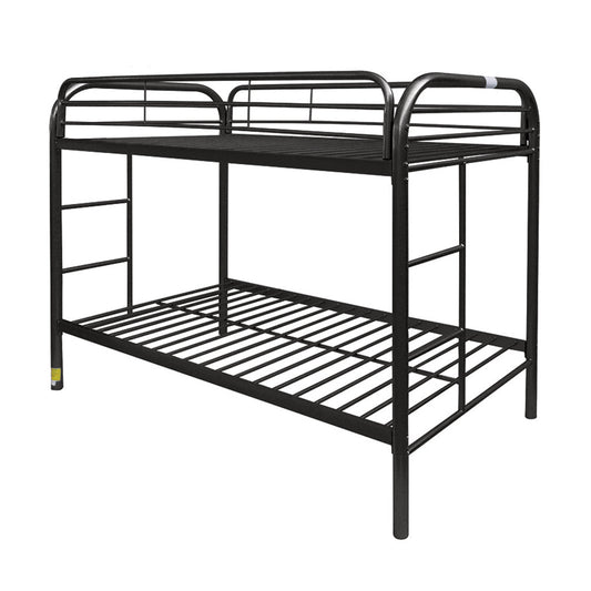 Thomas Black Bunk Bed (Twin/Twin) - ATL FURNITURE