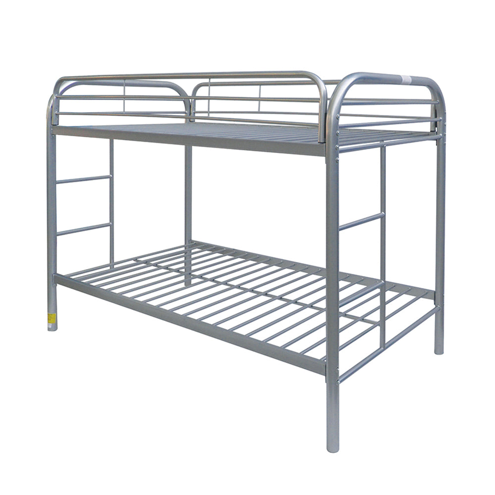 Thomas Silver Bunk Bed (Twin/Twin) - ATL FURNITURE