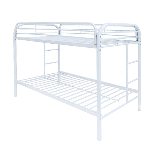 Thomas White Bunk Bed (Twin/Twin) - ATL FURNITURE