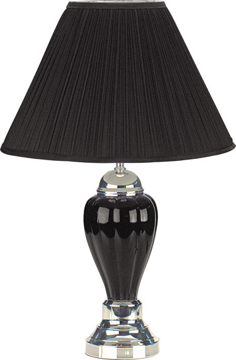 Pottery Black Table Lamp - ATL FURNITURE