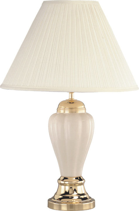 Pottery Ivory Table Lamp - ATL FURNITURE