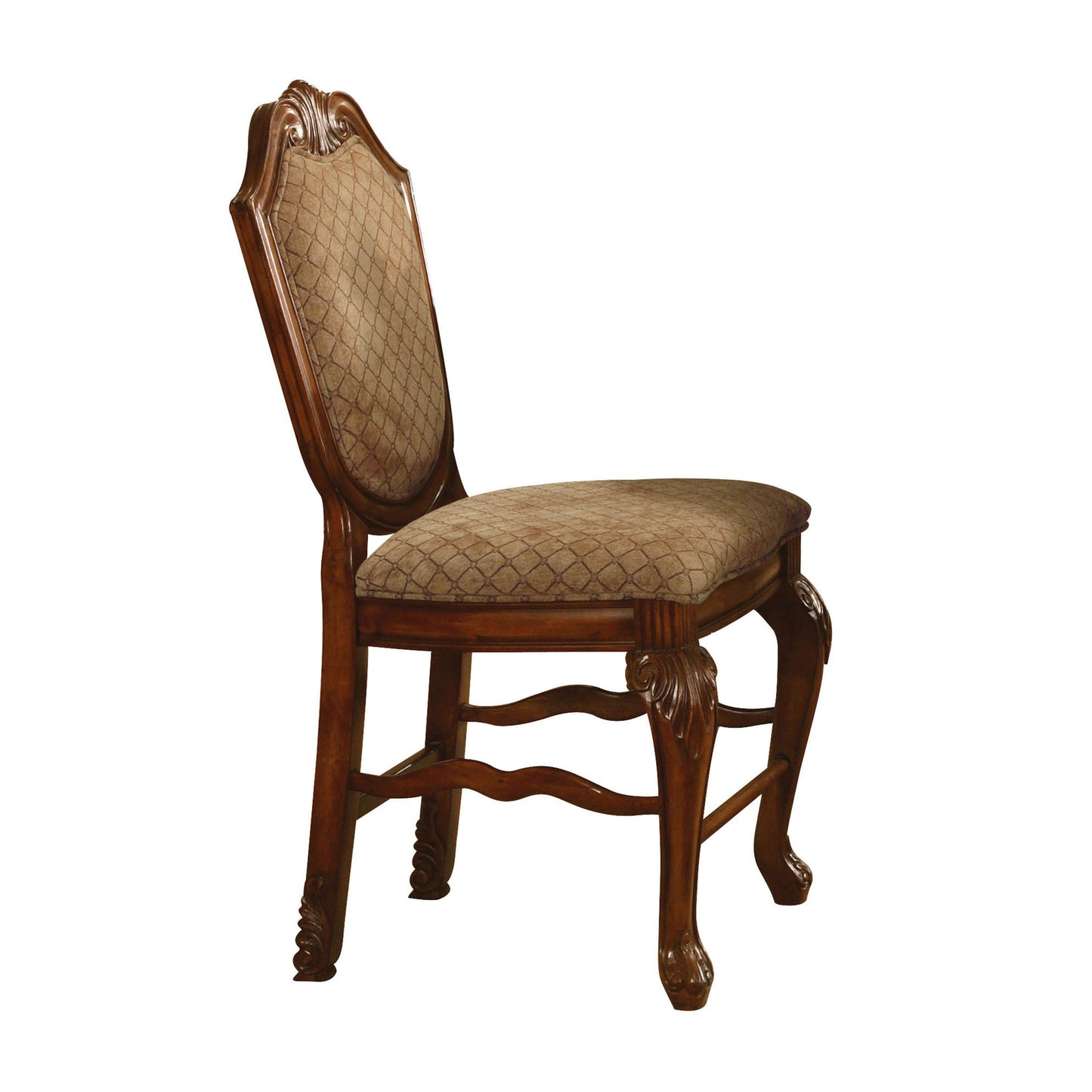 Chateau De Ville Fabric & Cherry Counter Height Chair - ATL FURNITURE