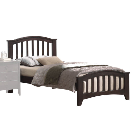 San Marino Dark Walnut Twin Bed - ATL FURNITURE