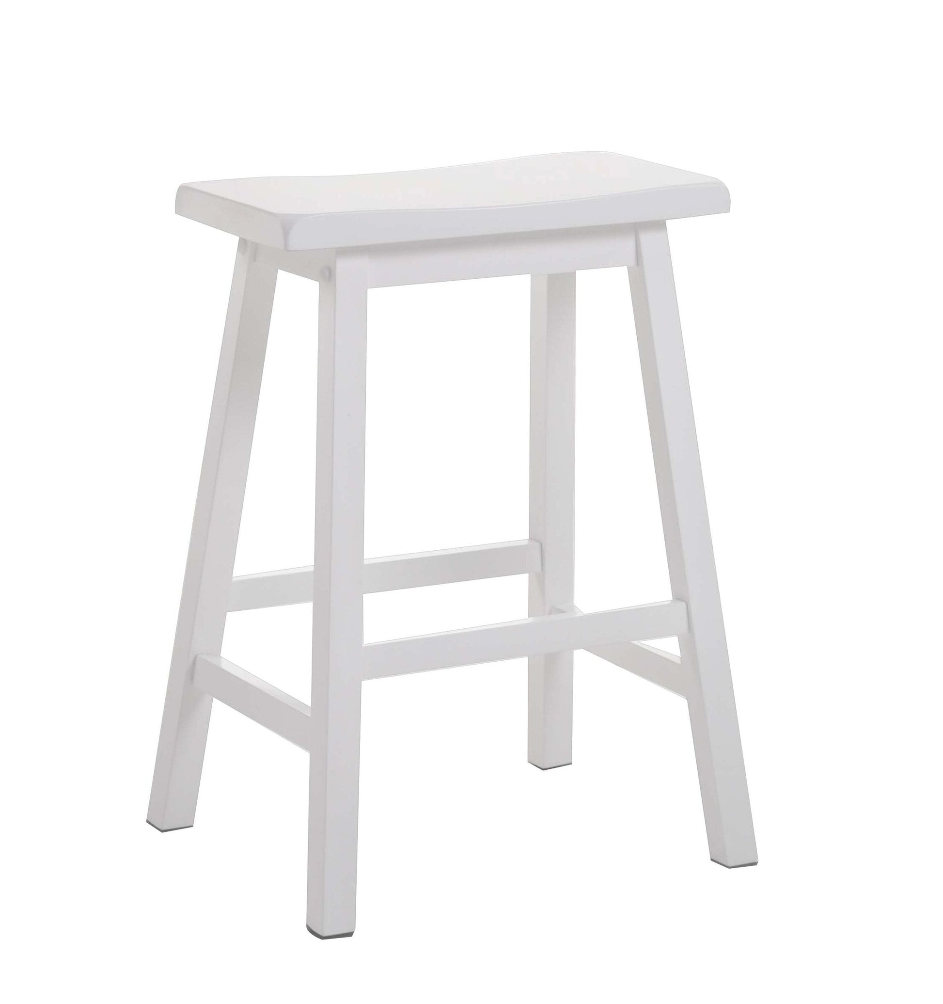 Gaucho White Counter Height Stool - ATL FURNITURE