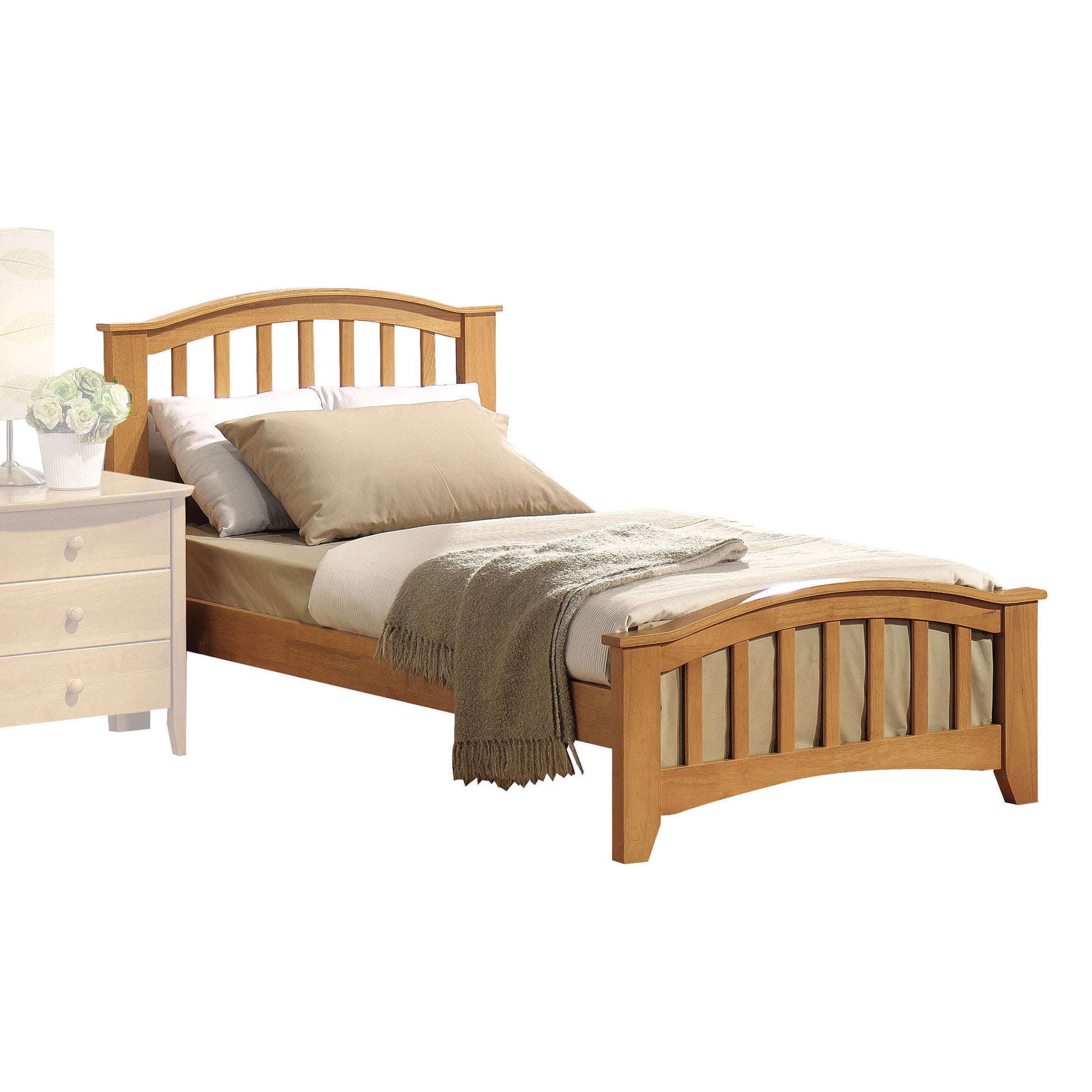 San Marino Maple Twin Bed - ATL FURNITURE