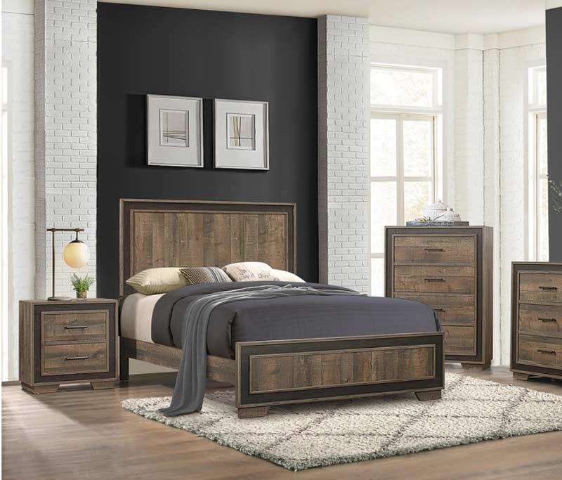 Homelegance - Ellendale 3 Piece Queen Bedroom Set In Dark Ebony - 1695-1-3Set - ATL FURNITURE