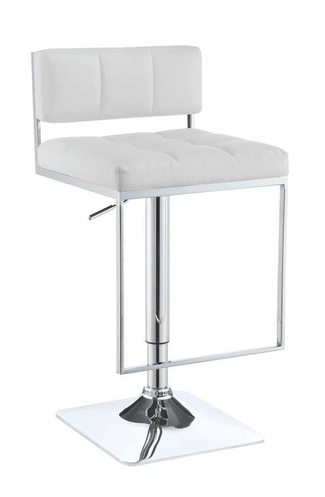 G100193 Contemporary Chrome Adjustable Bar Stool - ATL FURNITURE