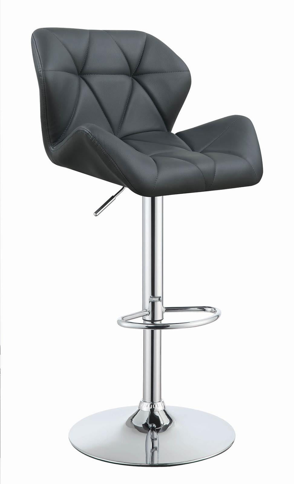 G100426 Contemporary Grey Adjustable Bar Stool - ATL FURNITURE