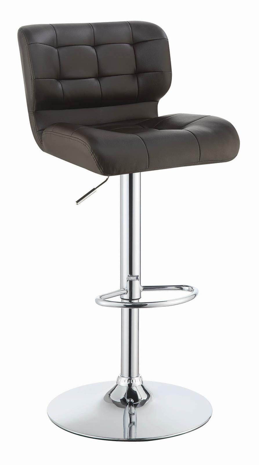 Modern Brown Adjustable Bar Stool - ATL FURNITURE