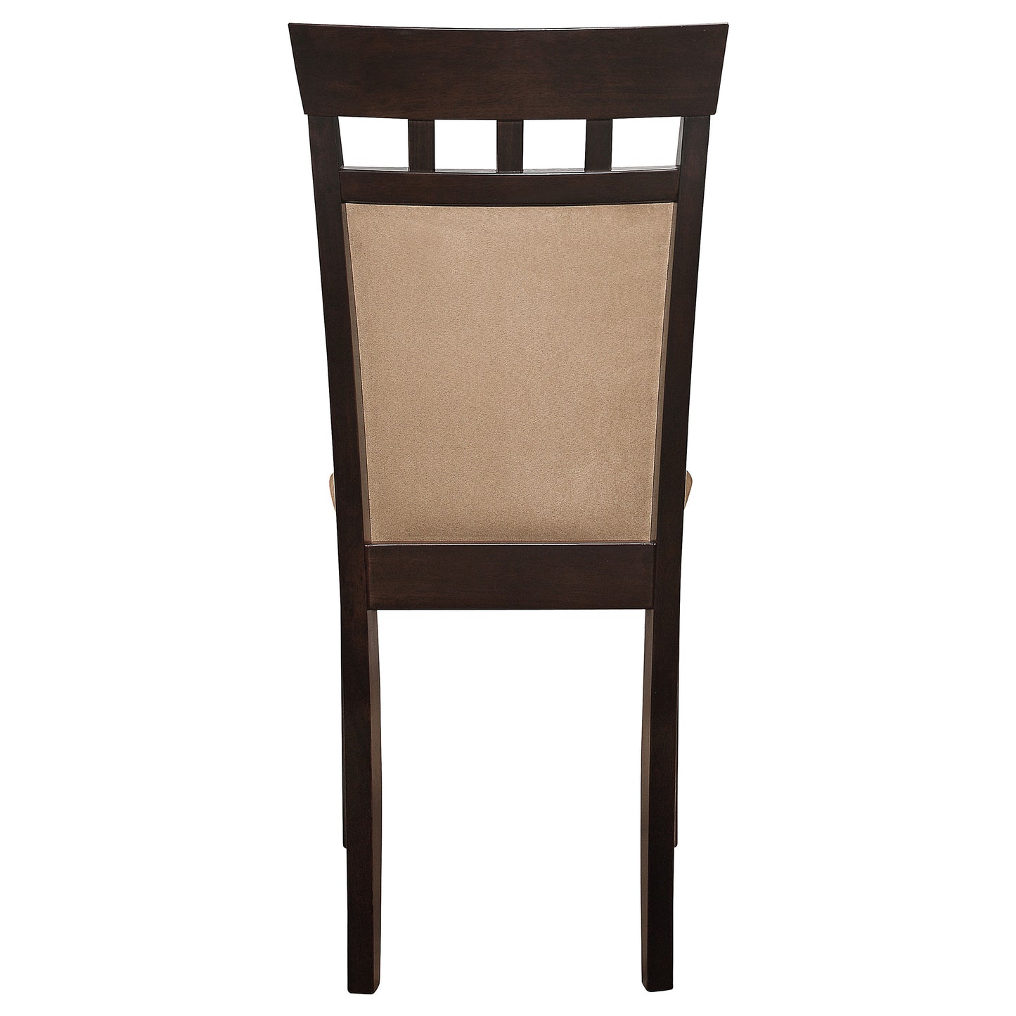 Gabriel Upholstered Side Chairs Cappuccino and Tan (Set of 2)