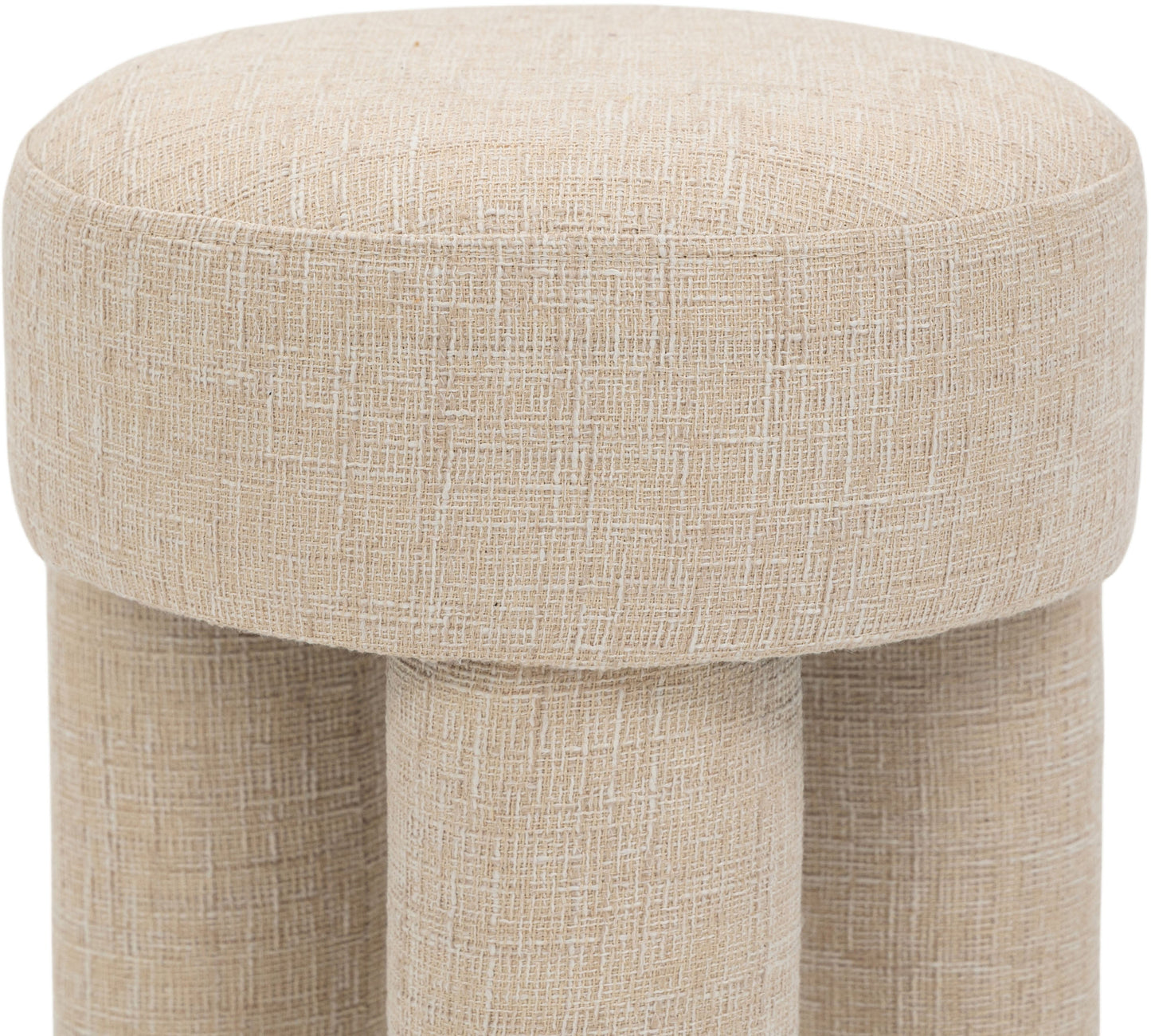Larson Polyester Fabric Ottoman/Stool - ATL FURNITURE