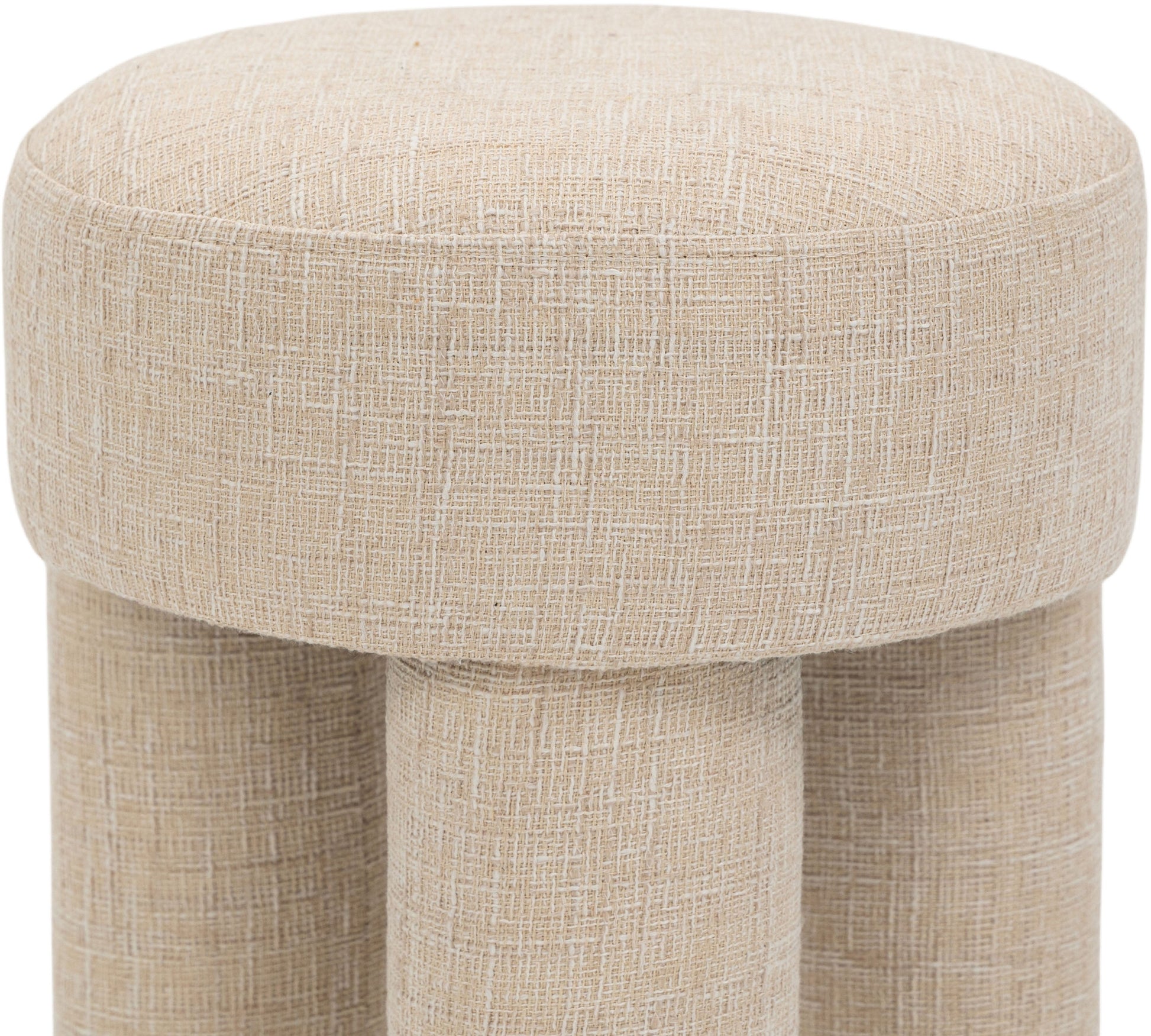 Larson Polyester Fabric Ottoman/Stool - ATL FURNITURE