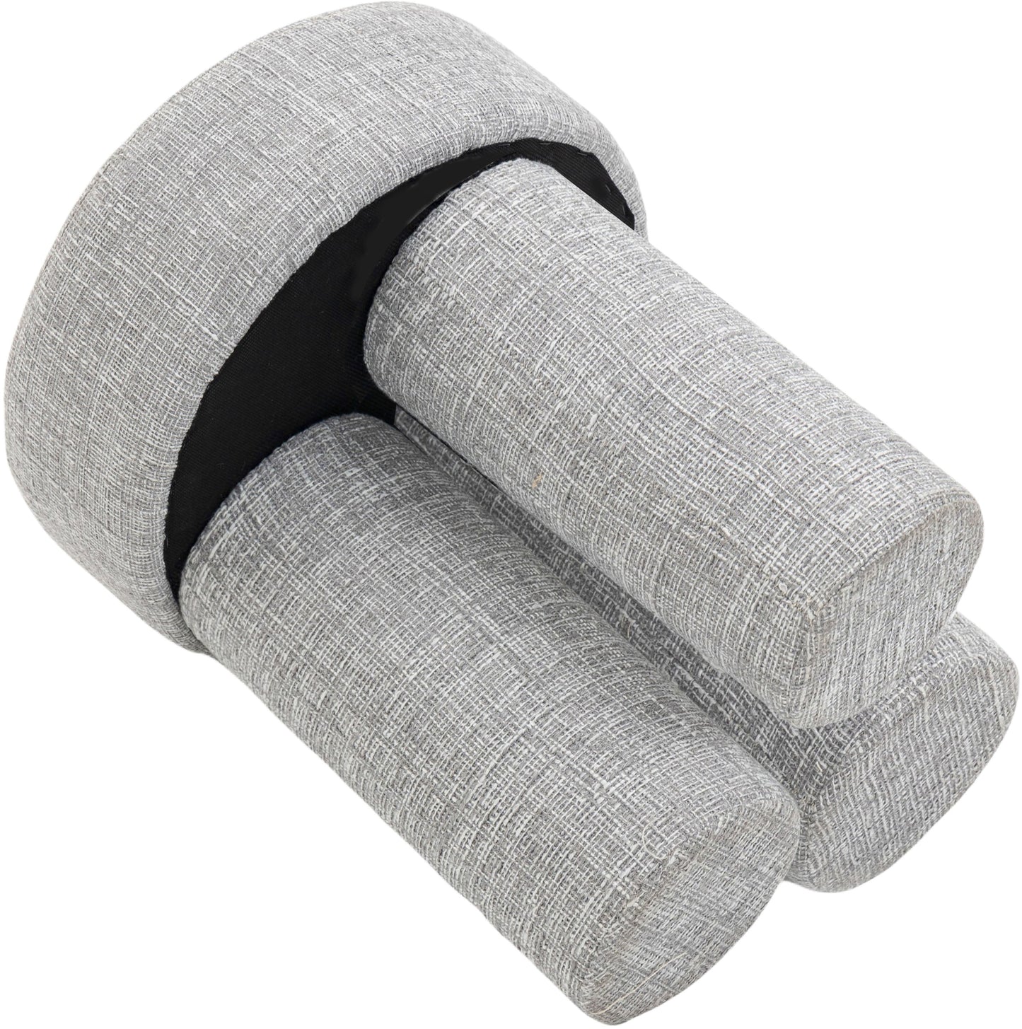 Larson Polyester Fabric Ottoman/Stool - ATL FURNITURE