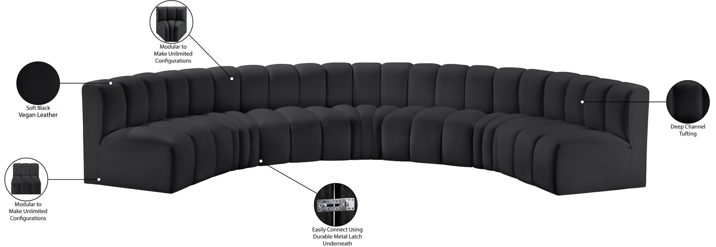 Arc Vegan Leather Modular Sofa - ATL FURNITURE