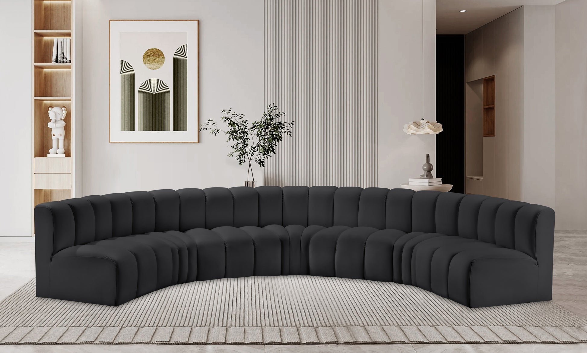 Arc Vegan Leather Modular Sofa - ATL FURNITURE