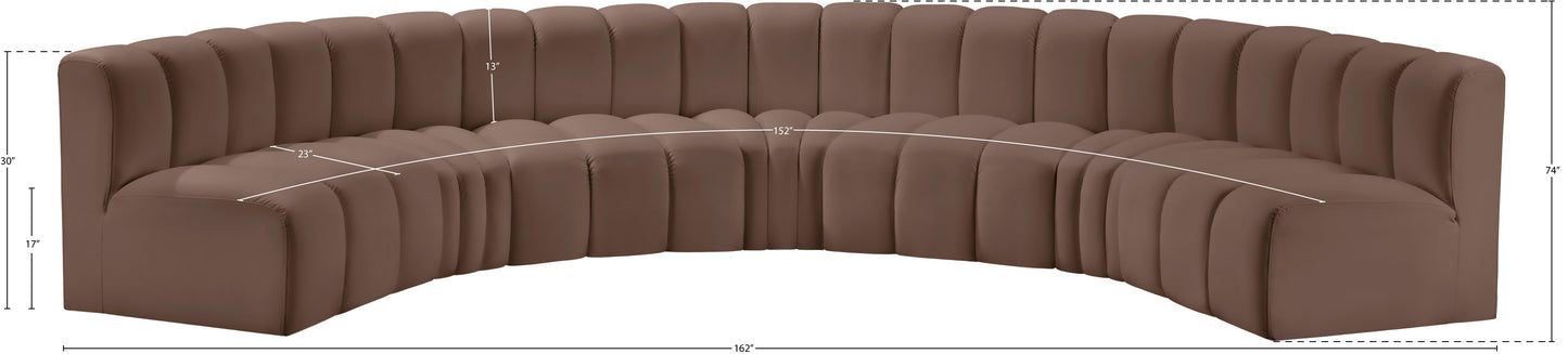 Arc Vegan Leather Modular Sofa - ATL FURNITURE