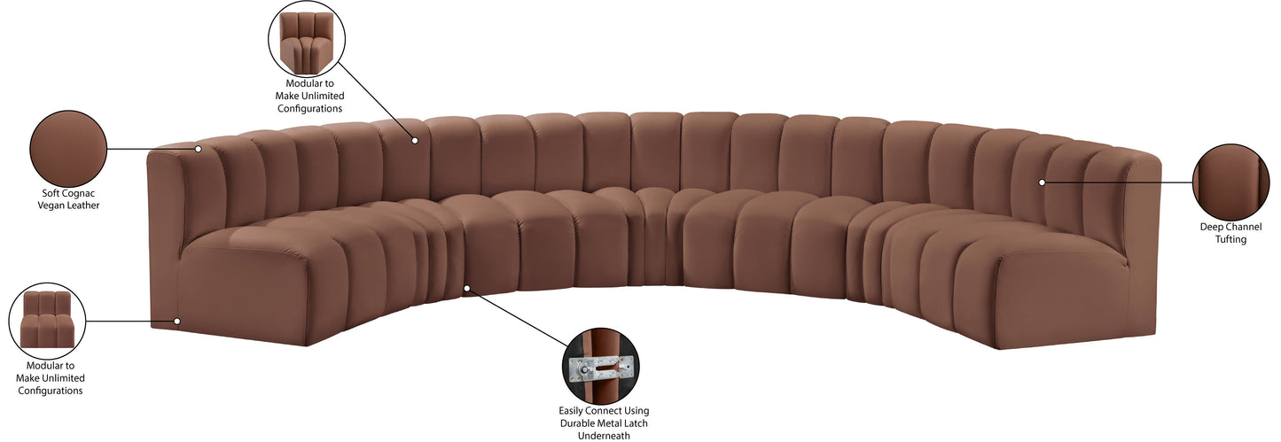 Arc Vegan Leather Modular Sofa - ATL FURNITURE