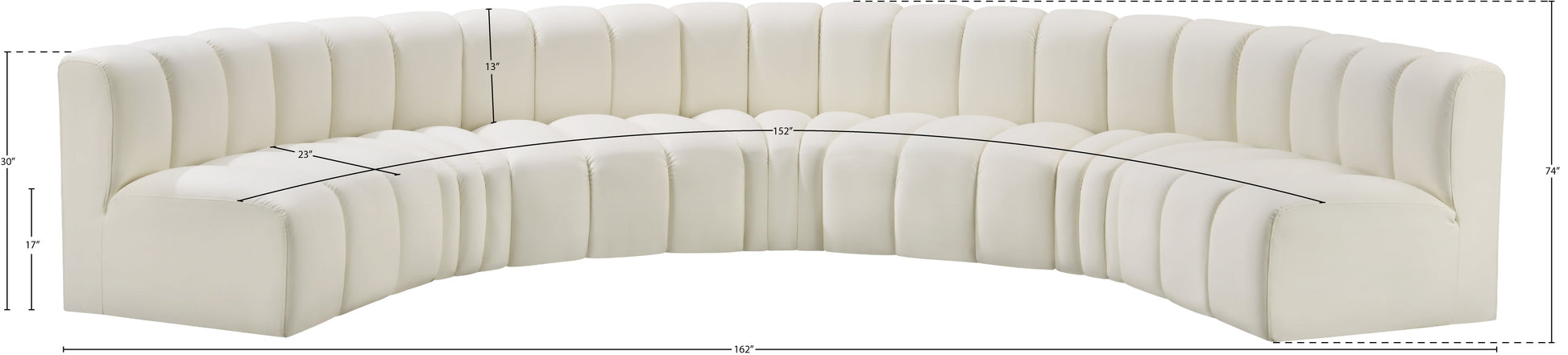 Arc Vegan Leather Modular Sofa - ATL FURNITURE