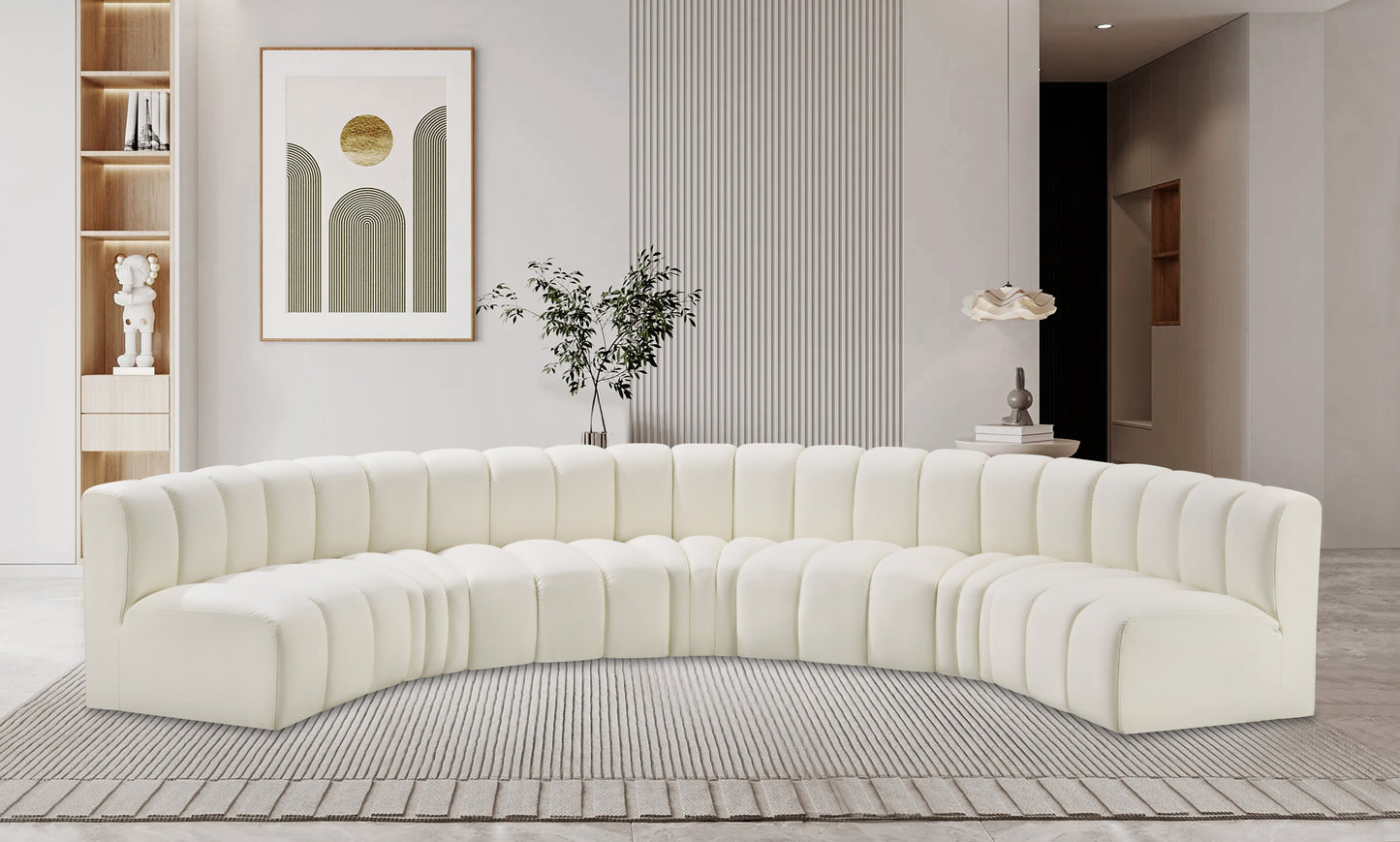 Arc Vegan Leather Modular Sofa - ATL FURNITURE