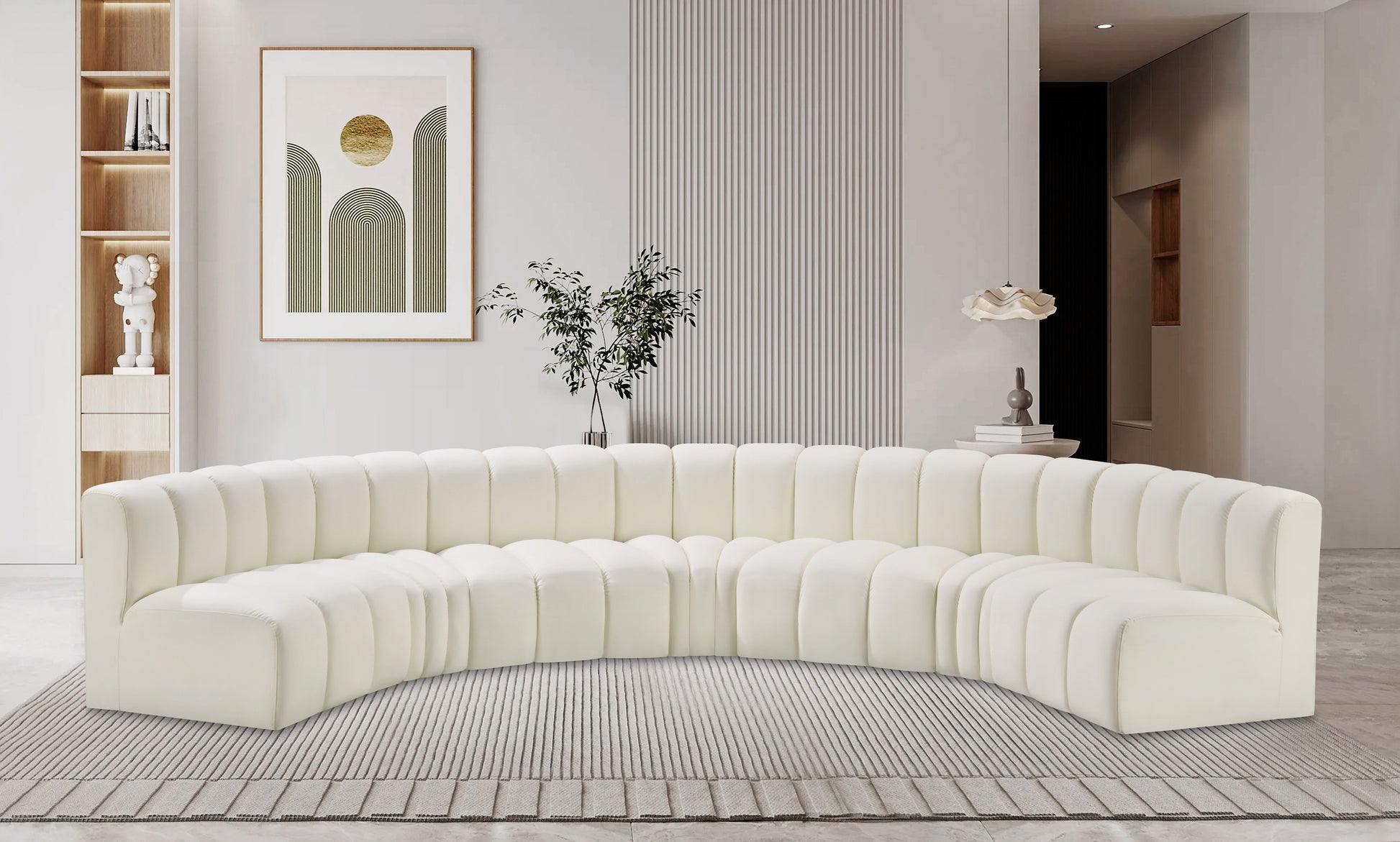 Arc Vegan Leather Modular Sofa - ATL FURNITURE