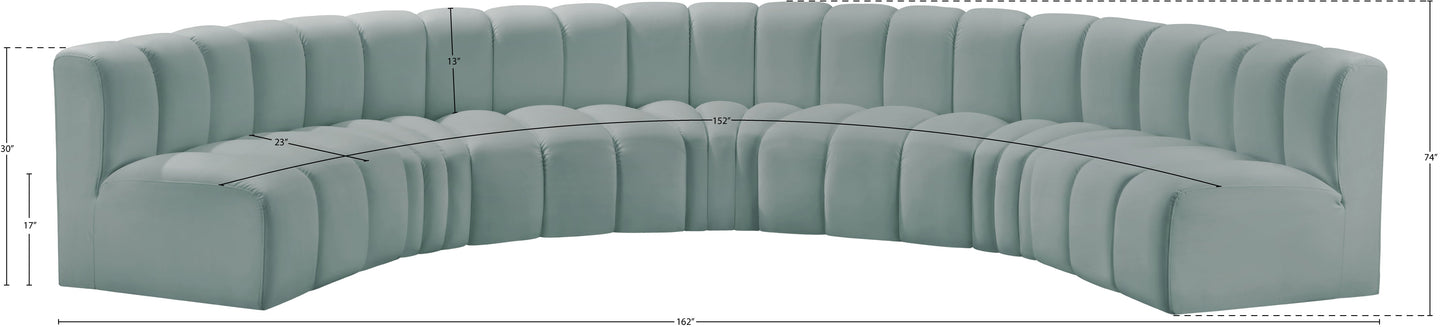 Arc Vegan Leather Modular Sofa - ATL FURNITURE
