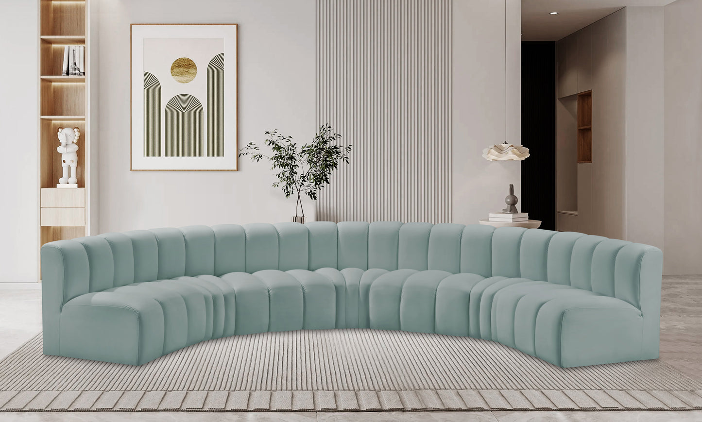 Arc Vegan Leather Modular Sofa - ATL FURNITURE