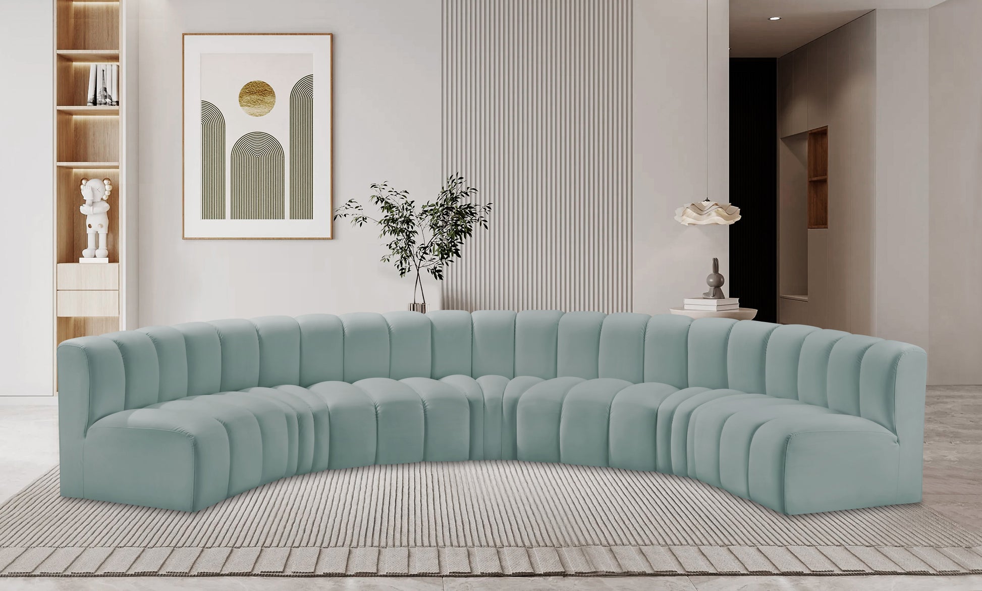 Arc Vegan Leather Modular Sofa - ATL FURNITURE