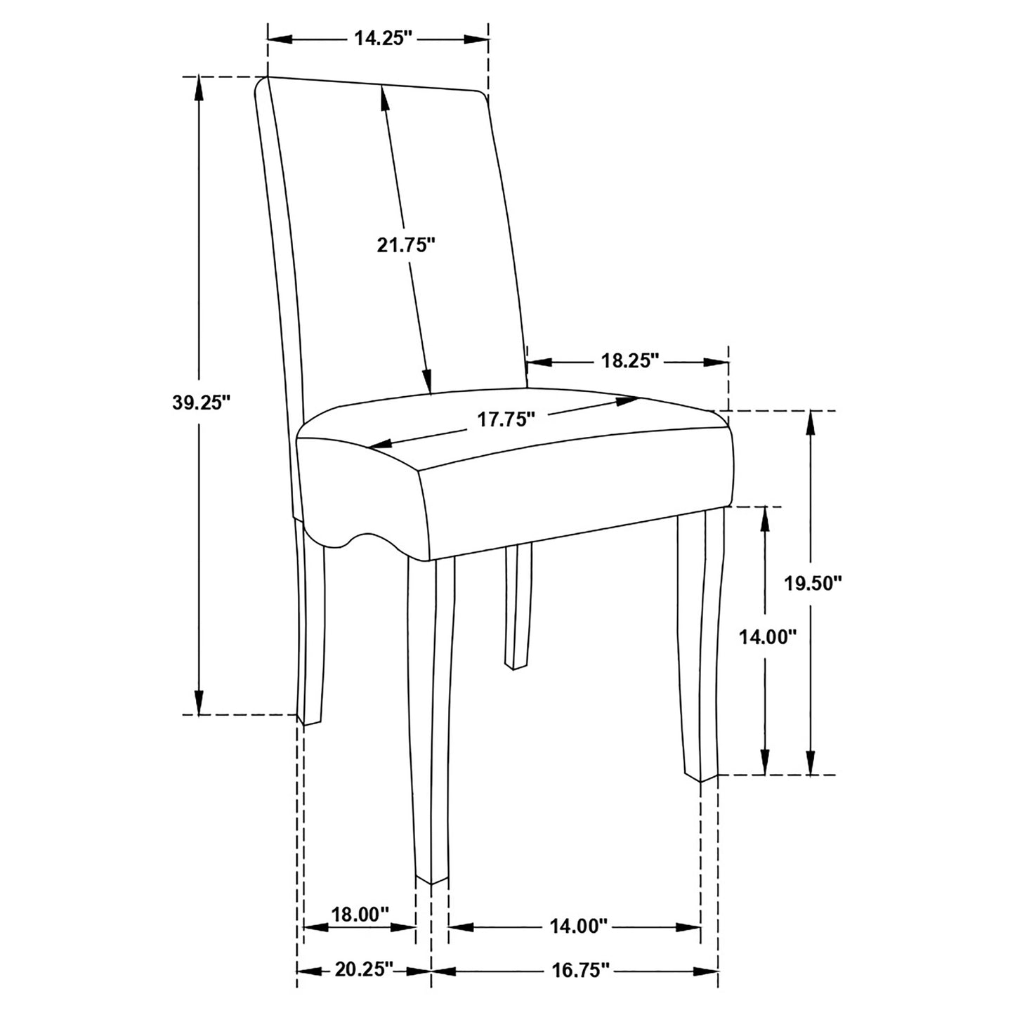 Stanton Rectangular 66-inch Dining Table Black