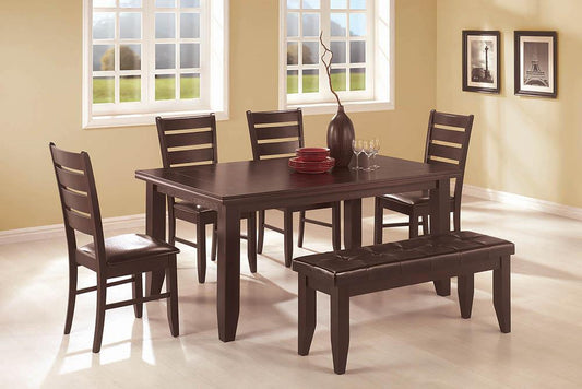 Dalila Cappuccino Rectangular Dining Table - ATL FURNITURE