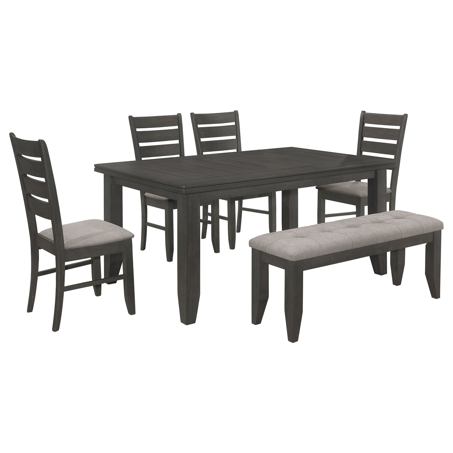 Dalila Rectangular 66-inch Wood Dining Table Cappuccino