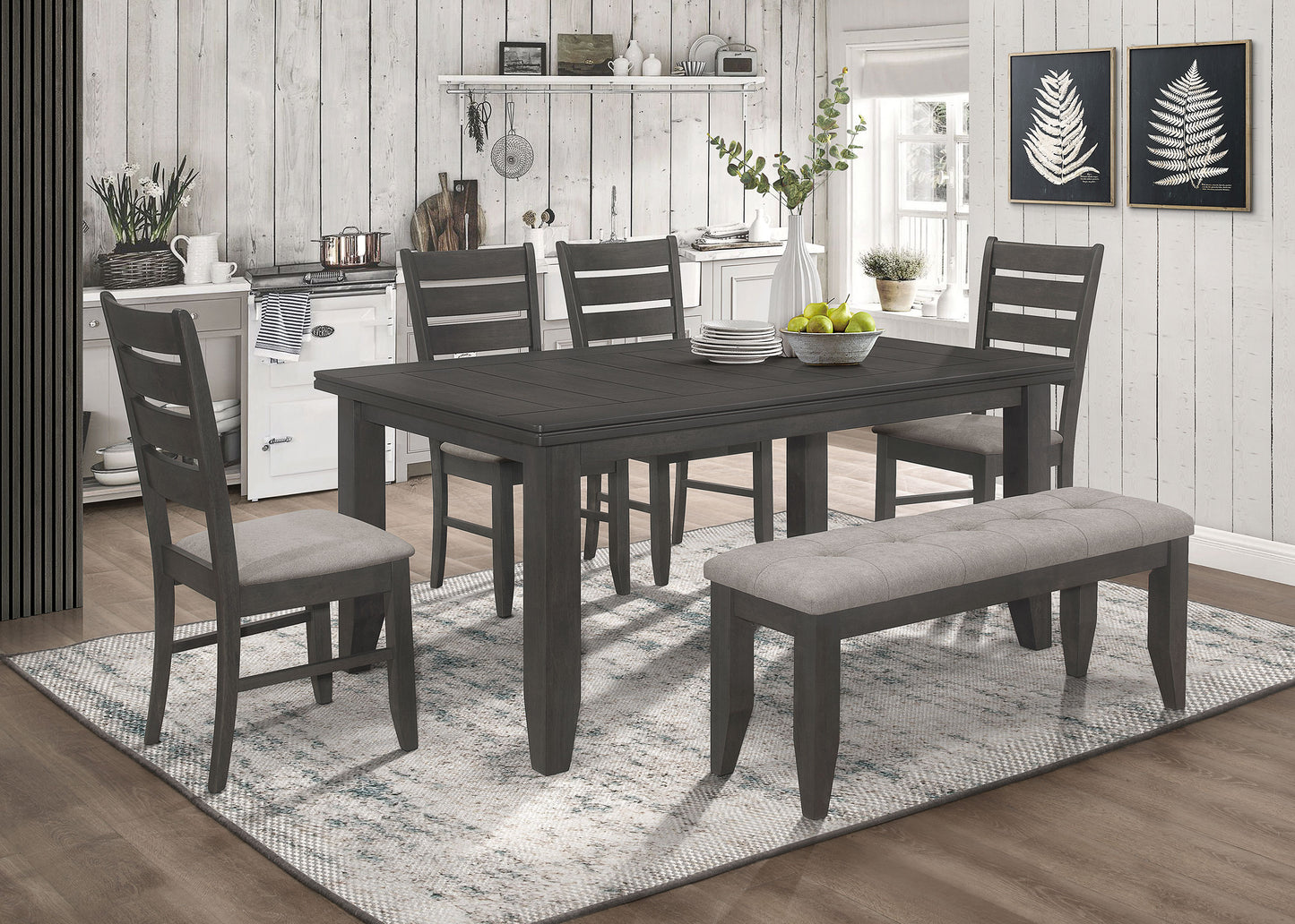 Dalila Wood Dining Side Chair Cappuccino (Set of 2)