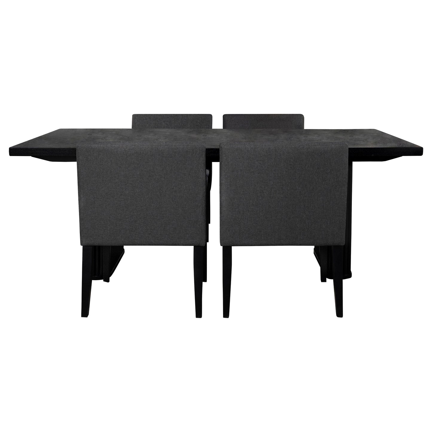 Catherine Rectangular 84-inch Wood Dining Table Black