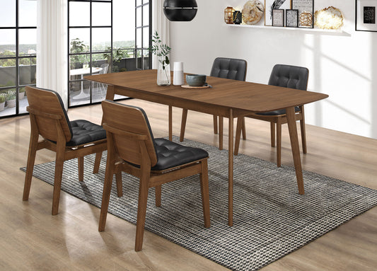 Redbridge Butterfly Leaf Dining Table Natural Walnut