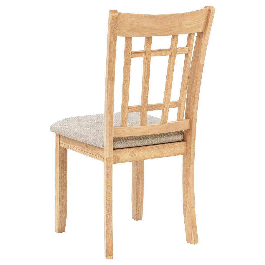 Lavon Wood Dining Side Chair Grey And Light Oak (Set Of 2)