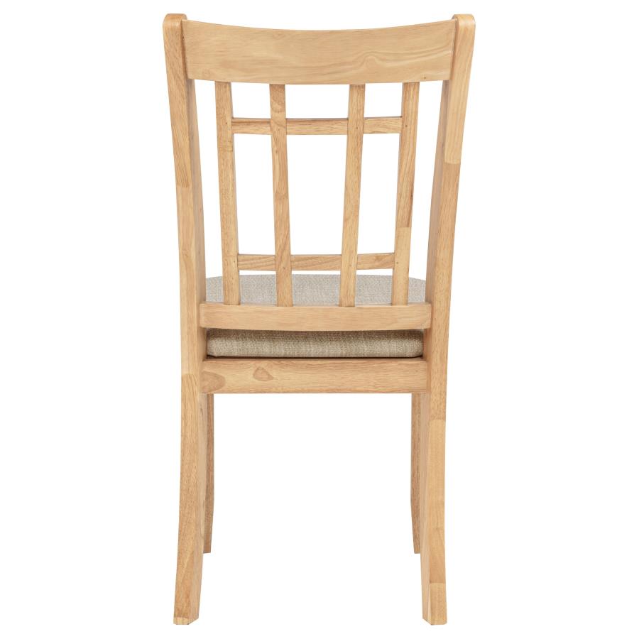Lavon Wood Dining Side Chair Grey And Light Oak (Set Of 2)