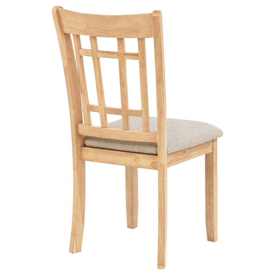 Lavon Wood Dining Side Chair Grey And Light Oak (Set Of 2)