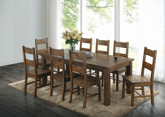 Coleman Rustic Golden Brown Dining Table - ATL FURNITURE