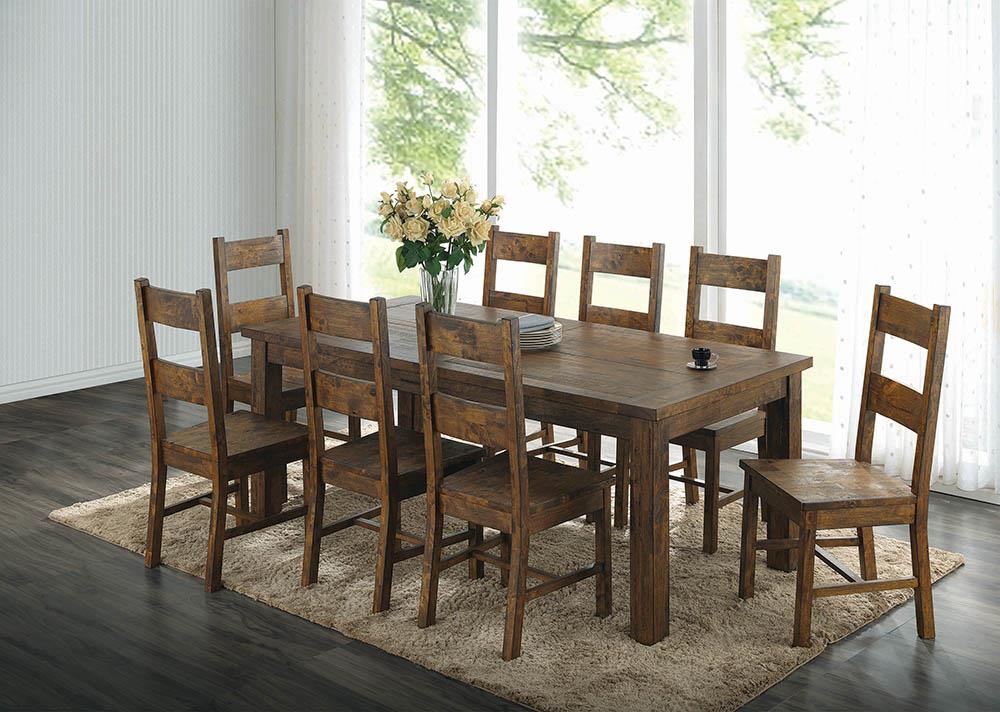 Coleman Rustic Golden Brown Dining Chair - ATL FURNITURE