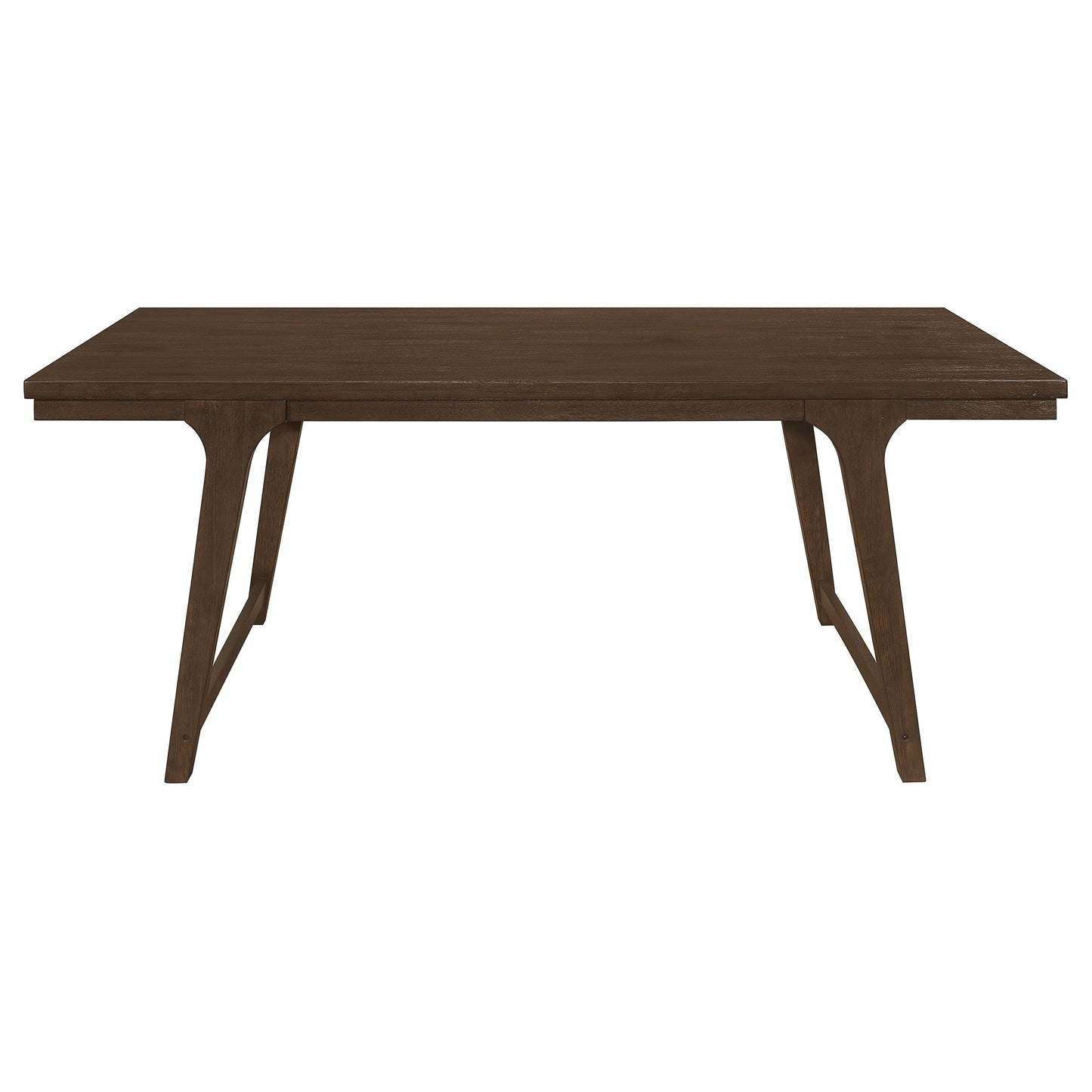 Reynolds Rectangular Dining Table Brown Oak