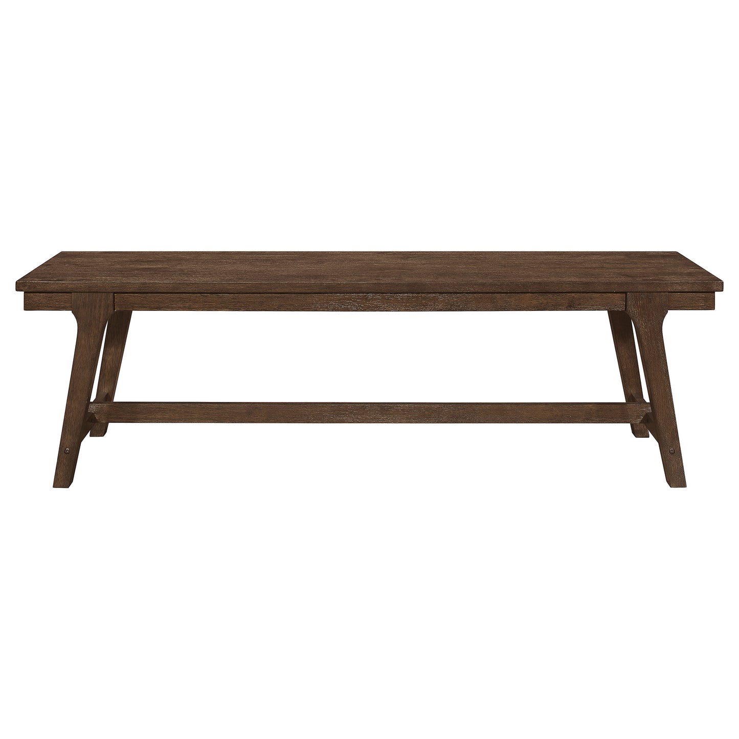 Reynolds Rectangular Dining Table Brown Oak