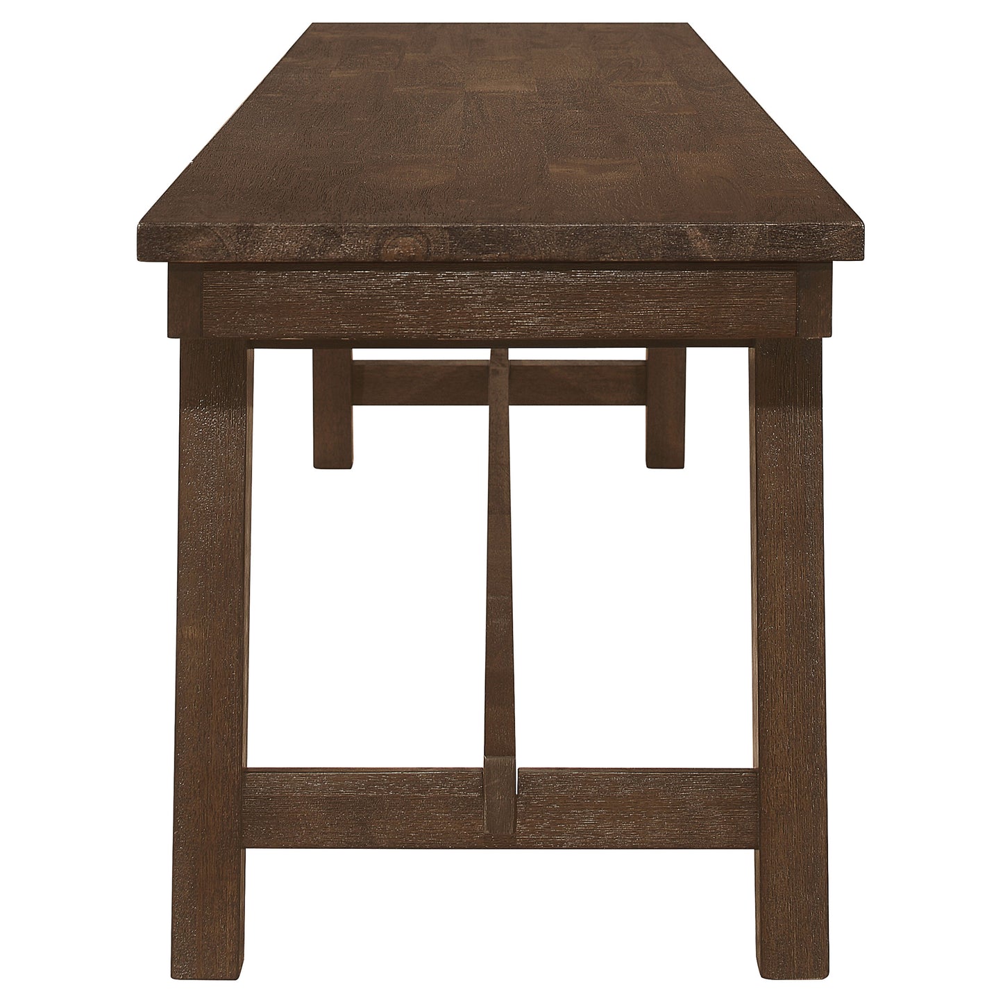 Reynolds Rectangular Dining Table Brown Oak